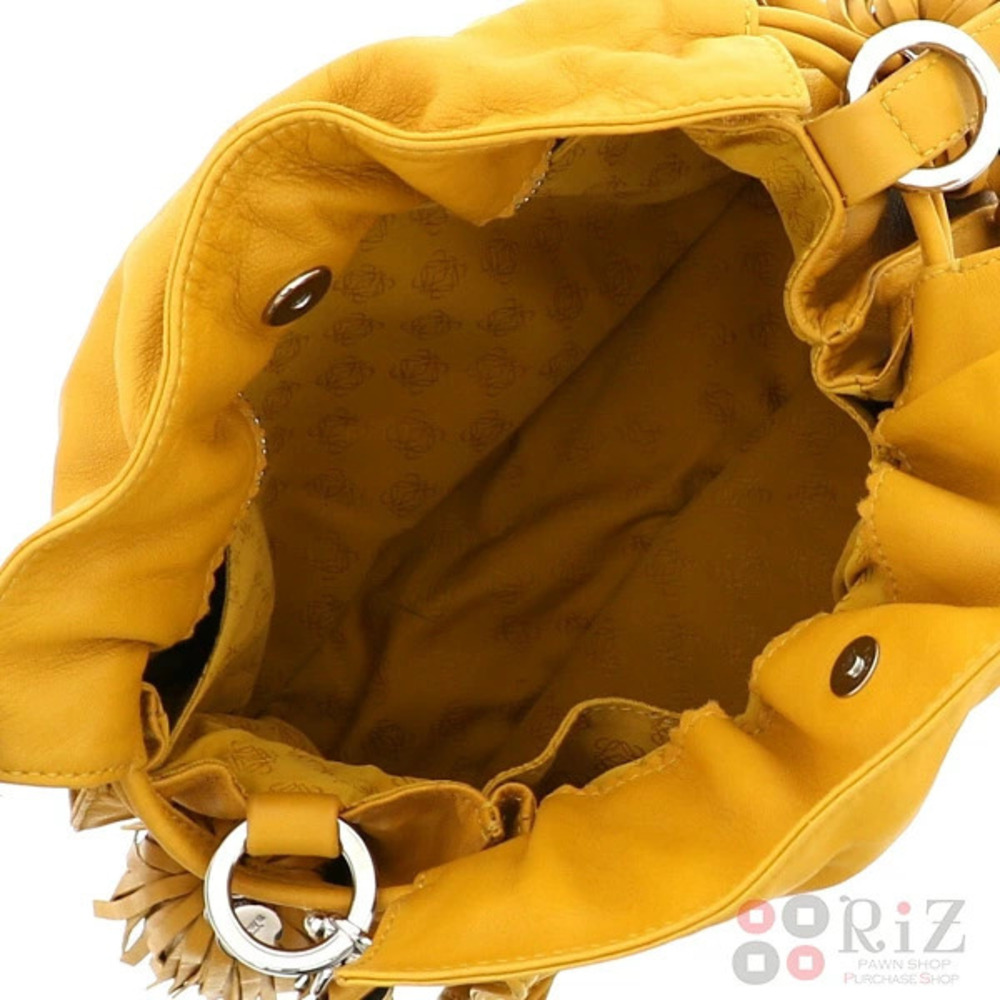LOEWE Flamenco Bag Shoulder Messenger Yellow - Picture 5 of 6